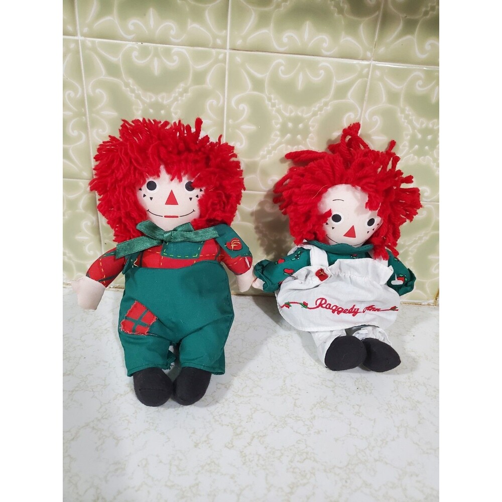 Vintage Commonwealth Snowden And Friends Raggedy Ann And Andy Plush 1998